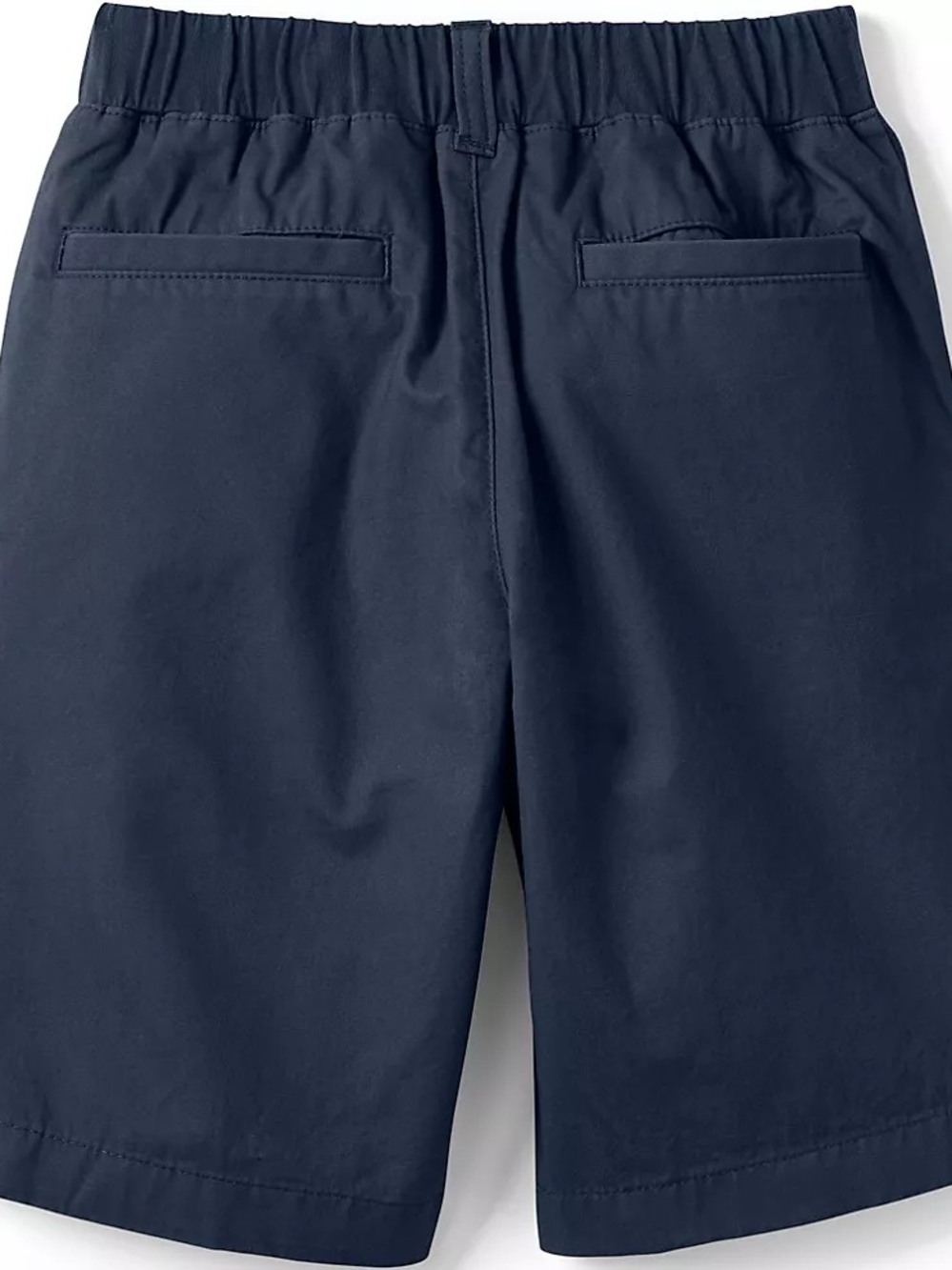 OAS Kids Navy Flat-Front Elastic Waist Shorts